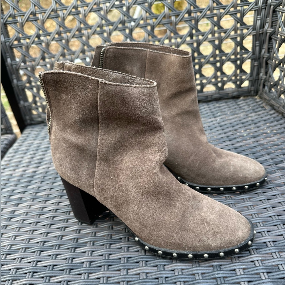 All Saints suede studded boot SZ 40